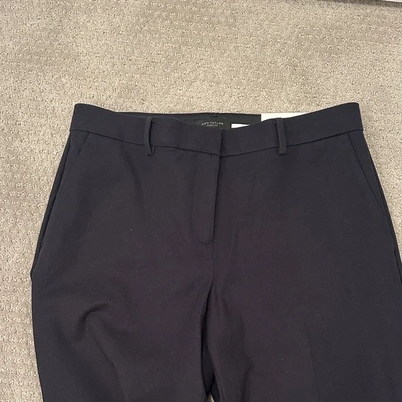 NWT Ann Taylor The Ankle Midrise Pants, Dark Navy, 10 Curvy, Office Workwear - Picture 8 of 14